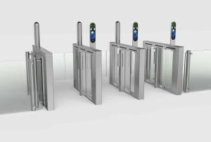 Quality Bidirectional Automatic Security Steel Swing Barrier Turnstile wholesale