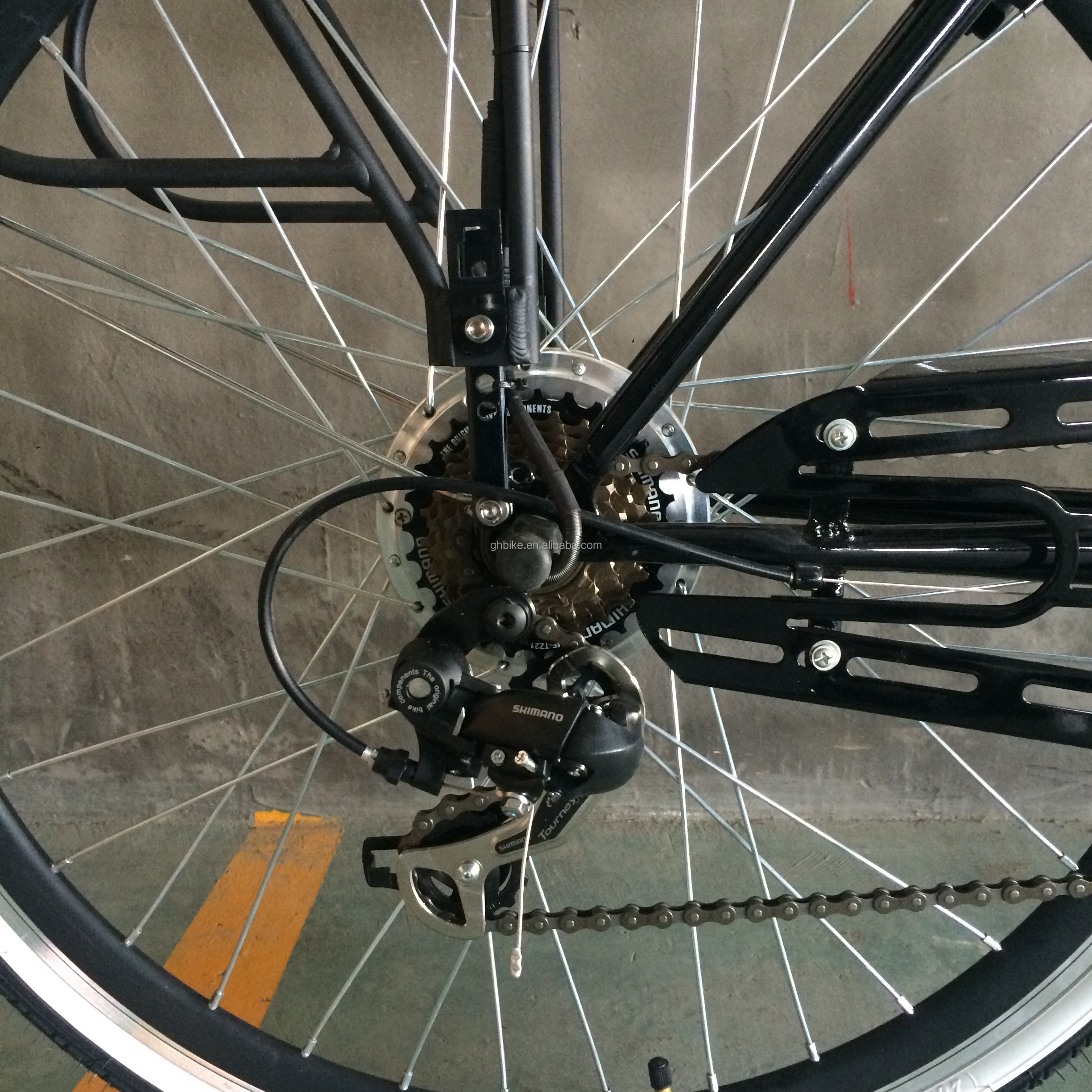 36V 10Ah 250W 700C Steel Frame UL2849 Cargo Electric heavy duty dutch adult men City Ebike