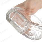 Clear Amber Boston Round Glass Bottle for Liquid Medicine 500ml Base Material