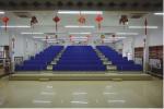Coloured HDPE Chair Powder Coated Retractable Bleacher Seating