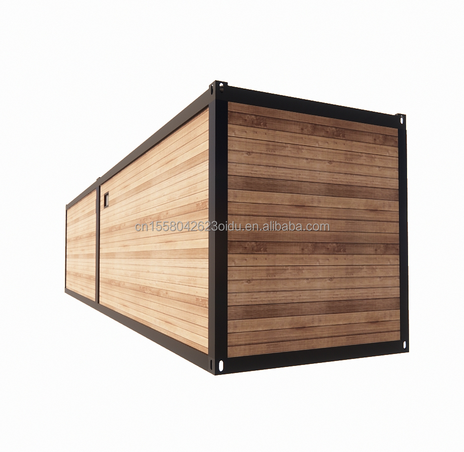 Prefabricated Wooden Luxury Tiny Living Portable Prefab Container Home Houses with Bedroom Bathroom Kitchen Living Room