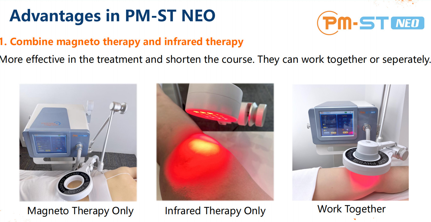 Pmst Neo+ Tenosynovitis Red Light Therapy Physiotherapy Device Near Infrared Pulsation Magnetic Therapy Device