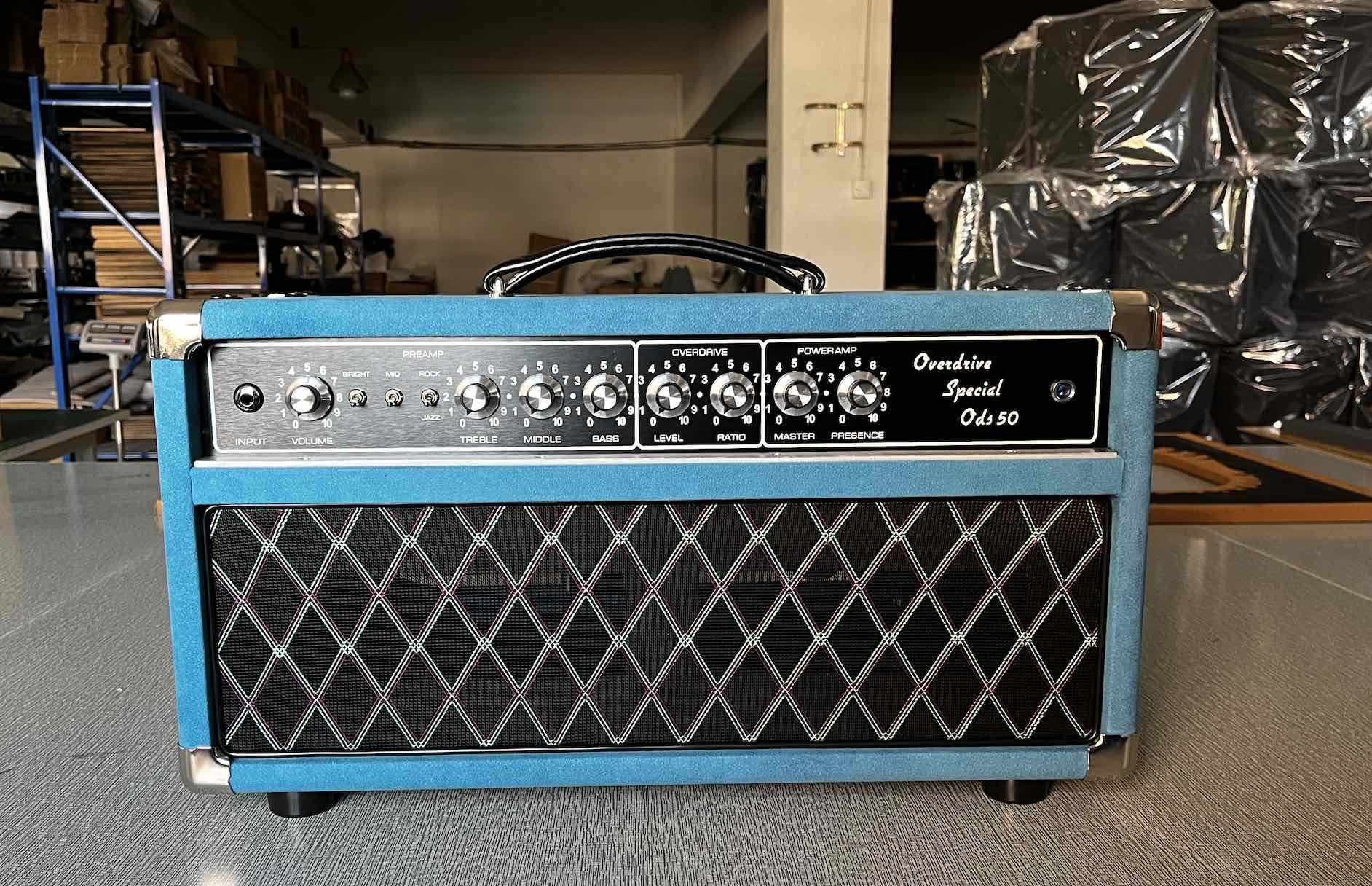 Custom Dumble Style Overdrive Special FODS 50W Suede Blue JJ Tubes