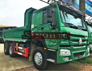 China U Shape 12 - 20 Cubic Tipper Truck , 3 Axle 20 - 30 Ton Dump Truck LHD Steering on sale