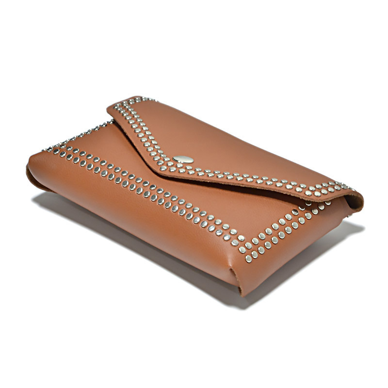 Low MOQ Mix Models Oemtailor Fashion Rivet BeltBag Pu Leather Fanny Pack Waist Bag For Women