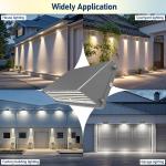 Full Cut Off Street Outdoor Wallpack Lamp Waterproof IP65 80W/100W Selectable