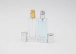 50ml Clear Square Rectangle Shape Empty Glass Perfume Bottles