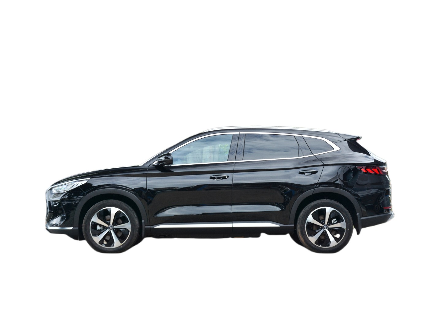 White Color Hybrid Sedans 5 Seats 600KM Electric Small Suv Cars