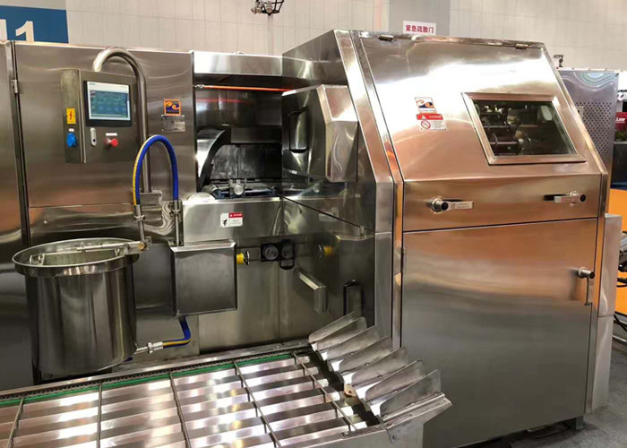 Stainless Steel Rolled Sugar Cone Machine 33 Baking Plates 5m Long