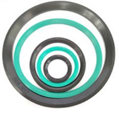 Compression Molding FKM Rubber DIN 3869 ED Ring 14 For Automotive And Aerospace