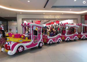 Quality Luxury Cartoon Trackless Train Amusement Ride With Stainless Steel Material wholesale