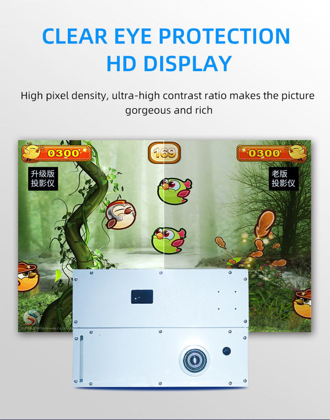 Kids Indoor Playground Park 3D Interactive Ball Game Big Floor Wall Projection Games