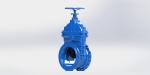 Soft Sealing Non Rising Stem Water Gate Valve With Handwheel Or Top Cap