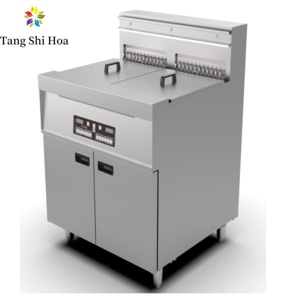 28L＋28L High Quality 2 Tank and 4 Baskets Commercial Stainless Steel Electric