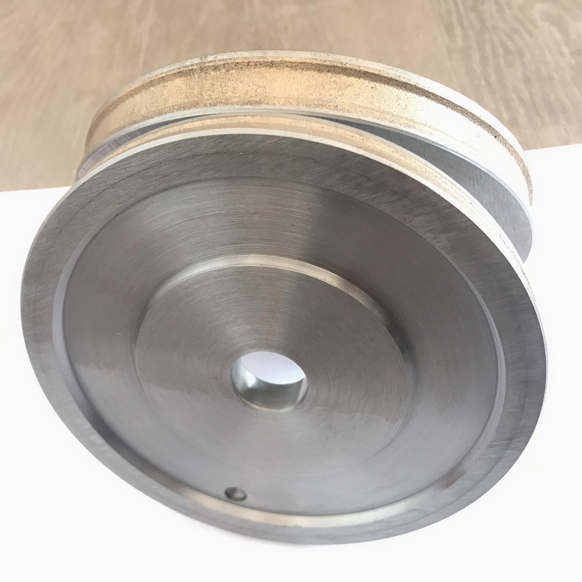 PBLOG 2-6MM LONG LIFE GLASS CUTTING STRAIGHT EDGE DIAMOND GRINDING WHEEL FOR Vertical edge grinding machine