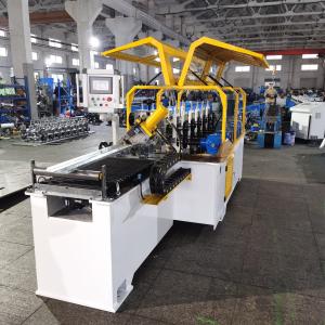 Quality 15kw Steel Roofing Machine Purlin Drip Edge Rollformers wholesale