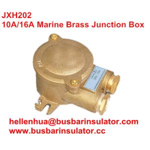 Quality 10A 16A high voltage metal marine JXH201 waterproof ip65 brass junction box wholesale