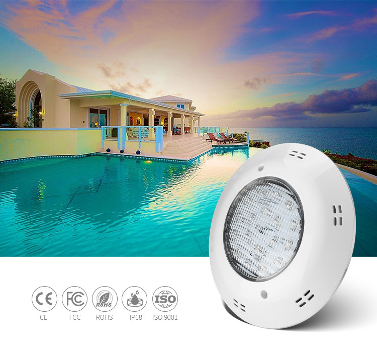 18W IP68 Par56 outdoor inground Surface Mounted Led Swimming Pool Lights