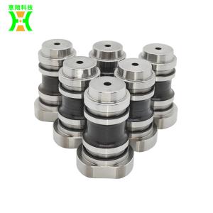 Quality Parallelism 0.01mm Injection Molding Threaded Inserts Black Coating wholesale