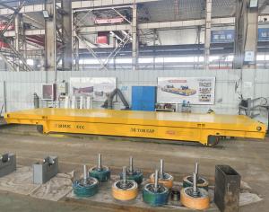 Quality 30T Ectrical Battery Rail Tranfer Cart For Material Handing wholesale