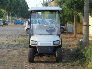 Quality White 60V 30 Mph Electric 6 Seater Golf Cart Lead Acid Battery ODM wholesale