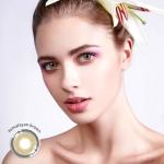 Tricolor Natural Color Contact Lens Circle Yearly Himalaya Grey Brown Blue
