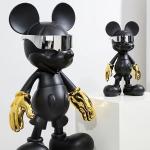 Eco-friendly Modern Mickey Mouse Ceramic Ornaments for Living Room TV Cabinet