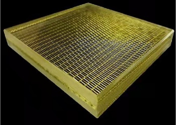Decoration Wire Mesh Laminated Glass , Architectural Wire Mesh