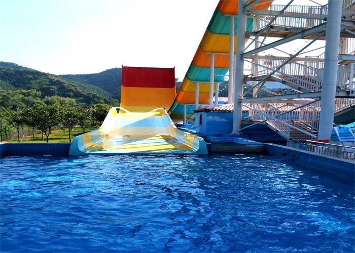 Commercial Fiberglass Custom Water Slides Adult Stimulating High Speed Slide