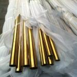 316L Stainless Steel Welded Pipe 400mm 304 Gold Color For Building