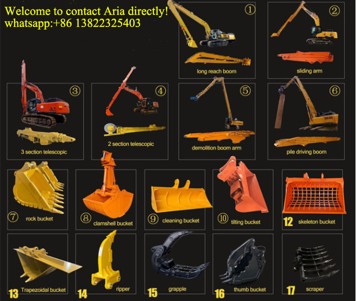 Q355B Long Reach Boom For 20Ton-25Ton Building Demolition Excavator