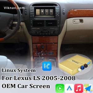 Quality Viknav Linux System For Lexus LS 2005 -2008 Wireless Apple CarPlay Android Auto Only Support Original Car Screen wholesale