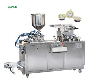 Quality Automatic Honey Liquid Blister Packing Machine With 2 Nozzles Filling Heads DPP 80 wholesale