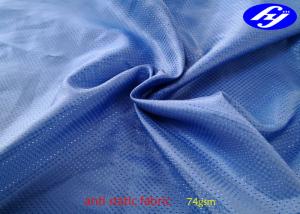 Quality 74gsm Thin Light Jacquard Anti Static Polyester Fabric wholesale