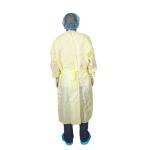 Yellow SMMMS Level 3 Disposable Isolation Gowns Non Woven Hospital