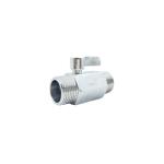 304 316 Stainless Steel Threaded Ball Valve Channel Straight Through Type DN8