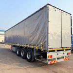 TITAN 3 Axle Pvc Tarpaulin Side Curtain Semi Trailer Curtainsider Dry Van Box
