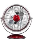 9" Retro Metal Table Fan Merlot Colored Wind Machine 20 Watt 2 Speed