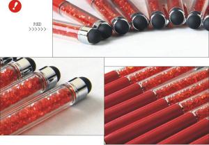 Quality 2014 Hot! Crystal pens - metal ball pen -red color wholesale