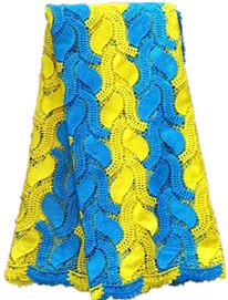F50284 51"-52" customizable new arrival chemical lace embroidery fabric for