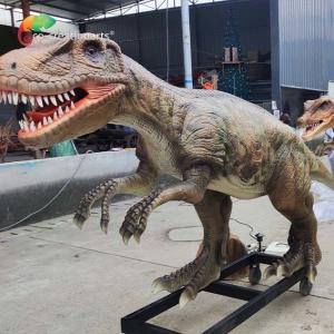 Quality 4Meters Life Size Animatronic Dinosaurs Sunproof Allosaurus Model For Exhibition wholesale