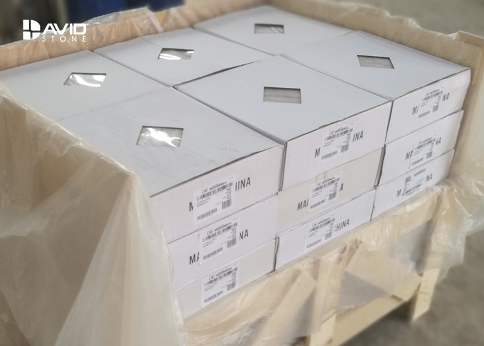 Polished Rectangular Decorative White carrara Mosaic Tiles For Floor/wall