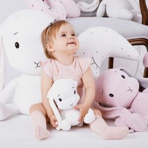 Quality CPC Cotton Pink Personalised Bunny Rabbit Teddy Stuffed Animal wholesale