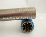 Pure Round 316L Wire Wrapped Johnson Screen Tube diameter 33-300mm for Juice and
