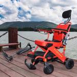 Li-Ion Battery 100KG Classic Foldable Electric Wheelchair