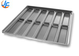 Quality RK Bakeware China Foodservice 22100 Glazed New England Aluminized Steel Hot Dog Bun Pan Tray wholesale
