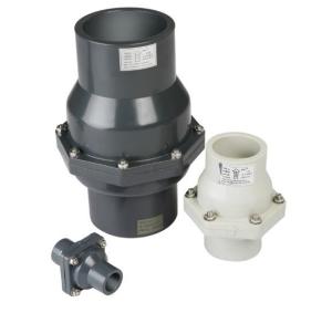 China SGS 8 SCH80 Plastic UPVC Grey Flapper Industrial Check Valves on sale