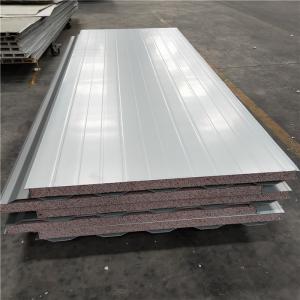 Quality 25kg1150mm modified eps sandwich container house panels with 0.376mm wholesale