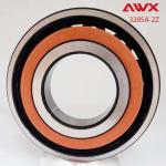 P6 3304A 3205A-2Z 3305A 3204A-2RS1 Angular Contact Double Row Ball Bearing