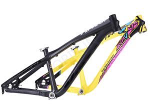 Quality Lightweight Dirt Jump Bike Frame 26er / 27.5er Tapered Headtube Smooth Welding wholesale